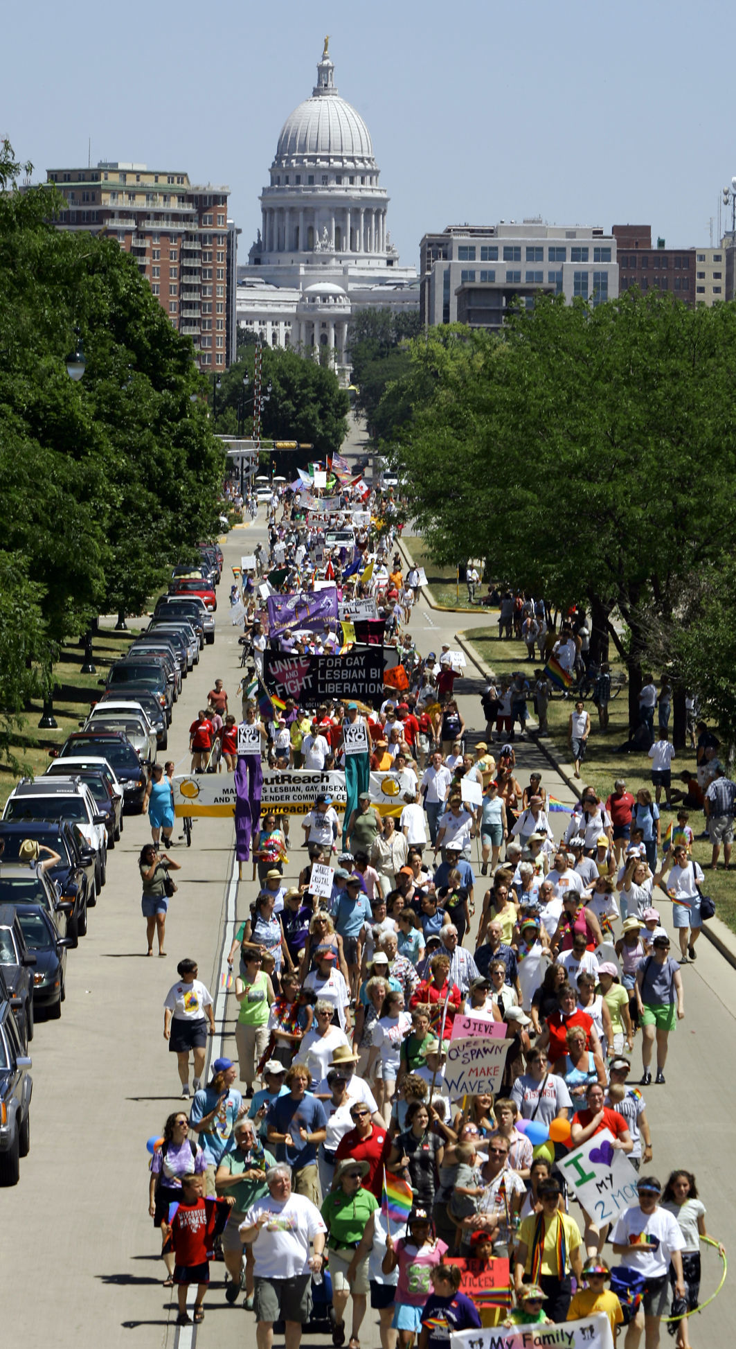 Pride parade in the capital city, 2006